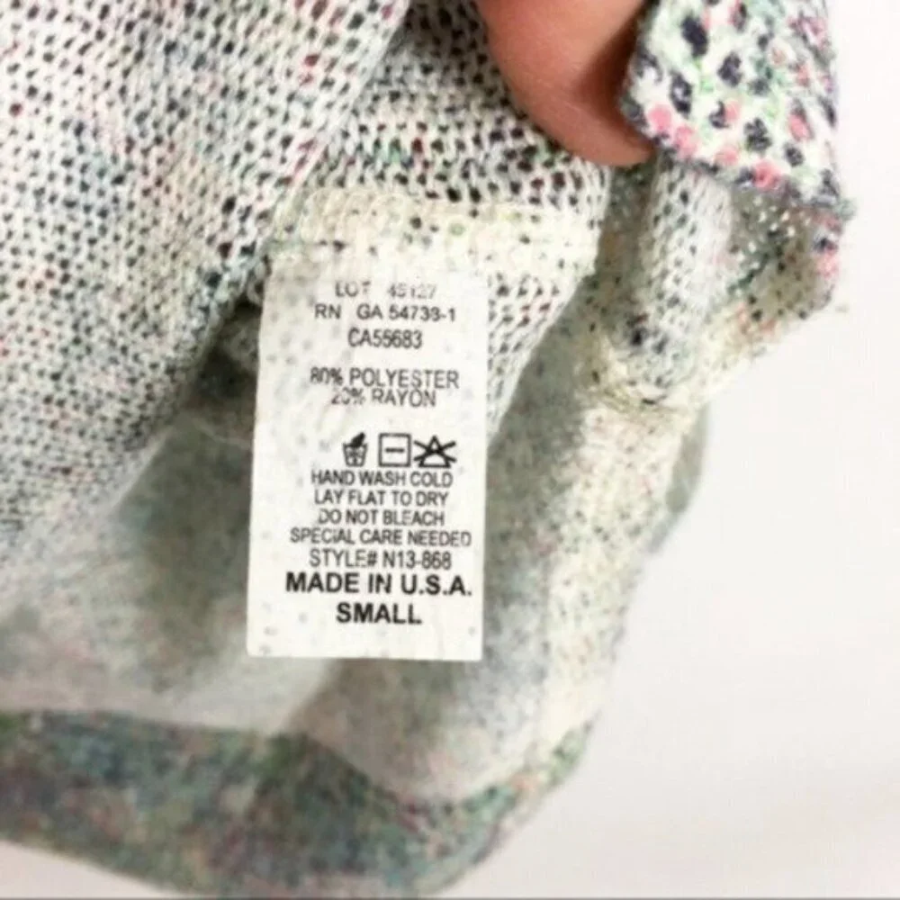 Nally & Millie | Women's Hi Low Long Sleeves Sweater Size Small - Picture 5 of 6